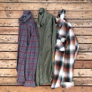 JCrew Carhartt Banana Men’s Fall Button Downs XL